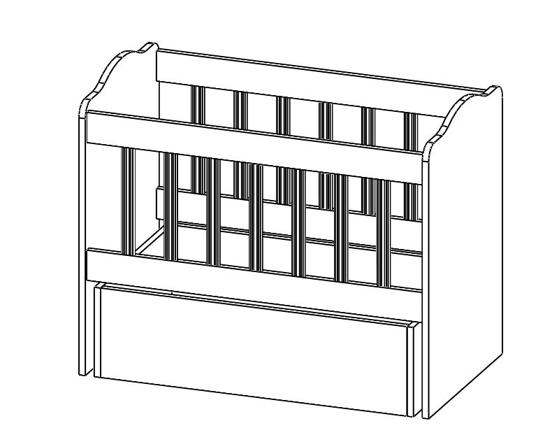 Garaj Home Lina 50x95 Uzayan Beşik